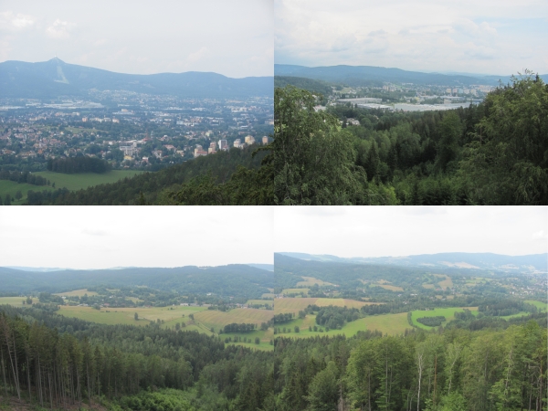 výhled z rozhledny