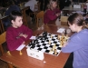 Přední šachovnice turnaje kat. starší žáci.